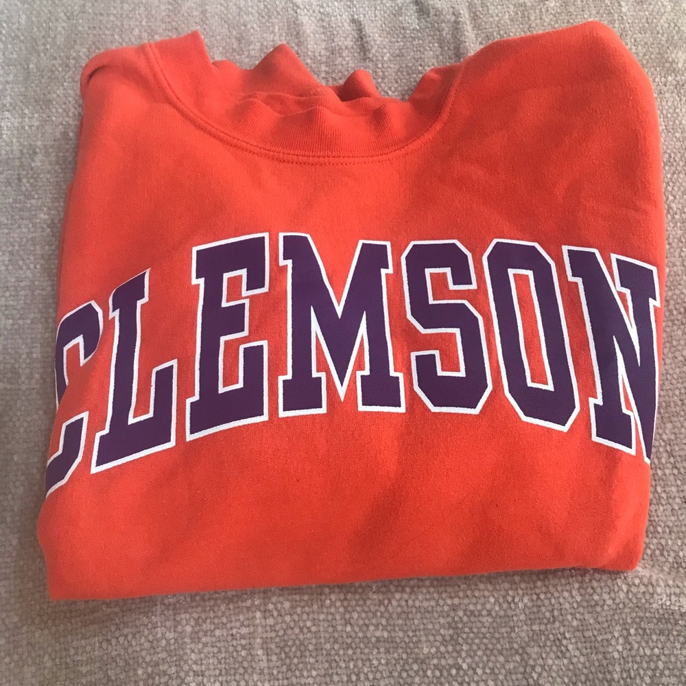 Clemson crew neck sweatshirt